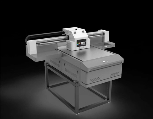 Building Material Shops 9060 UV Printer 8 Color 4 Print Head For Phone Case Packaging Box Printing Led UV Flatbed Printer