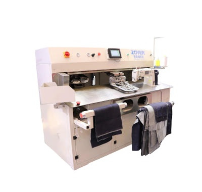 HOT 2021 Hotels ZY9000TDB Full Automatic Pocket Binding Industrial Sewing Machine For Pocket Making