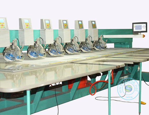 La broderie multifonctionnelle d'ordinateur de tête multi usine l'imper automatique de fausse pierre ntelligent de corde de paillette